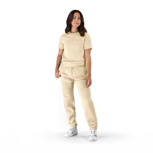 Unisex Essential Short Sleeve T-Shirt - Sandstone Beige - 2