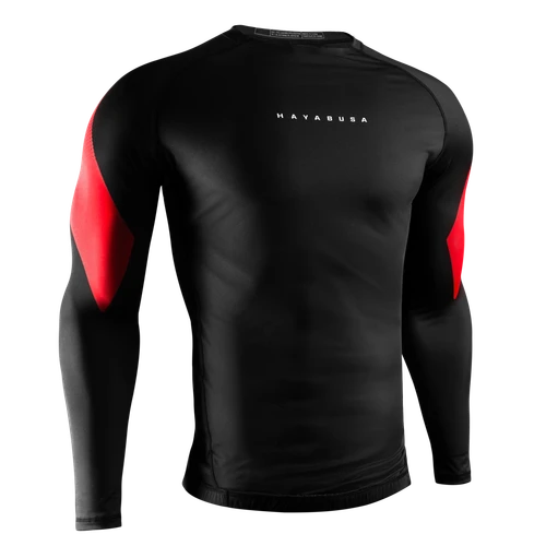 Men’s Pro Ranked Long Sleeve Rash Guard - Black - 1