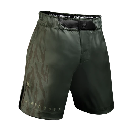 Men’s Apex Vantage Full-Length Fight Shorts - Recon Green - 1