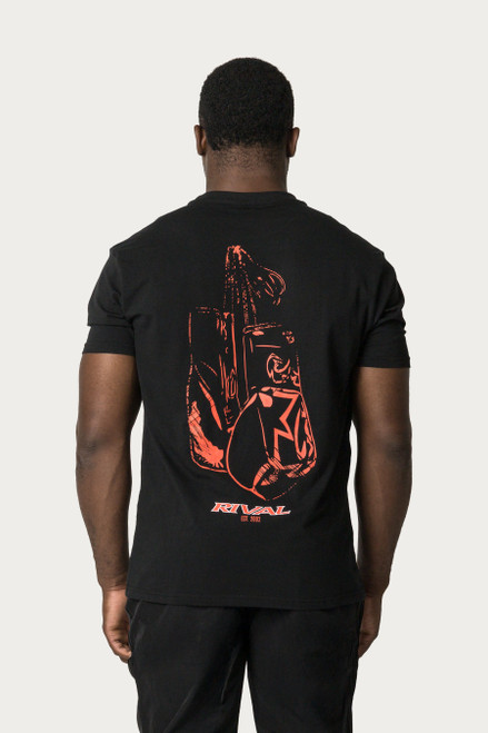 Rival Faded Gloves Graphic Tee with Spandex