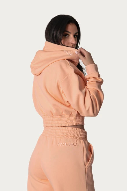 Rival Women's Cropped Heavyweight Fleece Hoodie