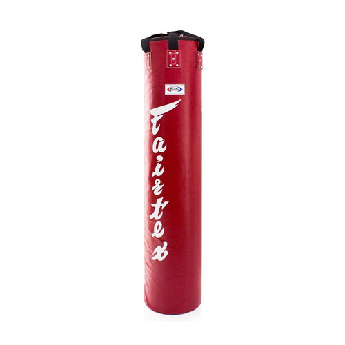 Fairtex HB6 6 Ft. Banana Bag Punching Bag for Muay Thai, Boxing, Kickboxing, MMA (Filled)- 14.17" W x 70.87" H, 100lbs