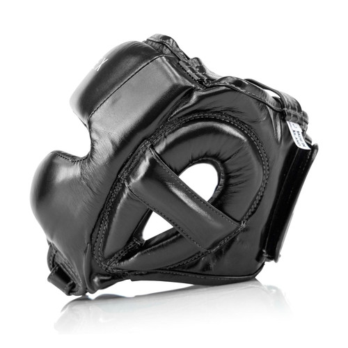 Fairtex HG18 Pro Boxing Headguard – Hybrid Competition & Training Headgear with Enhanced Vision and Full-Protection Padding | Genuine Leather