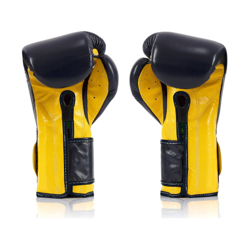 Fairtex BGV9 Mexican Style Blue Yellow Blue Muay Thai Boxing Glove - Heavy Hitter