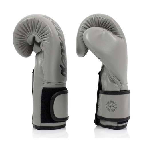 Fairtex BGV14 Grey Muay Thai Boxing Gloves