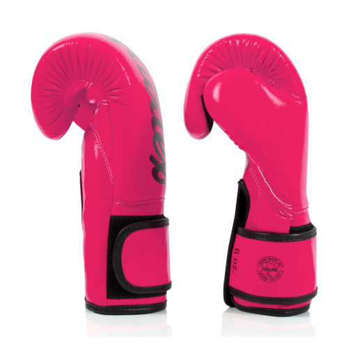Fairtex BGV14 Pink/Black Muay Thai Boxing Glove