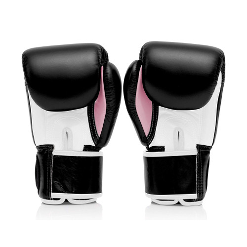 Fairtex BGV1 Black/White/Pink Muay Thai Boxing Training Sparring Gloves