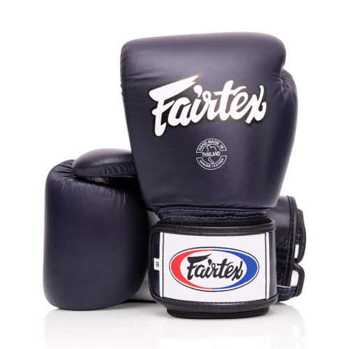 Fairtex BGV1 Blue/White/Black Muay Thai Boxing Training Sparring Gloves