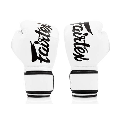 Fairtex BGV14 White Muay Thai Boxing Glove