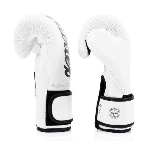 Fairtex BGV14 White Muay Thai Boxing Glove