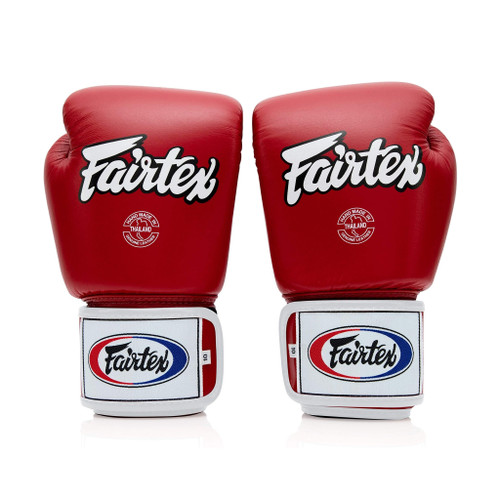 Fairtex BGV1 Red/Black/White Muay Thai Boxing Glove