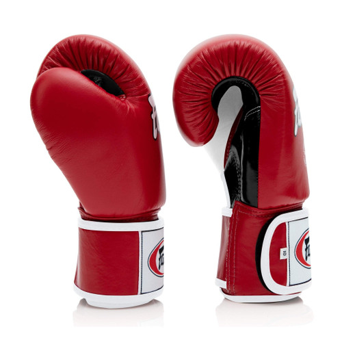 Fairtex BGV1 Red/Black/White Muay Thai Boxing Glove