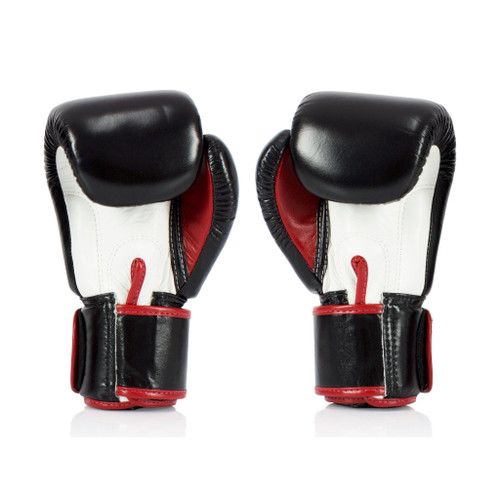 Fairtex BGV1 Black/White/Red Muay Thai Boxing Glove
