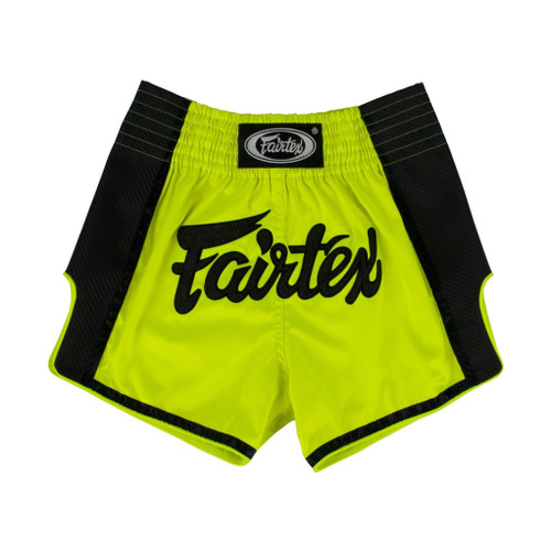 Fairtex BS1706 Green Slim Cut Muay Thai Boxing Short