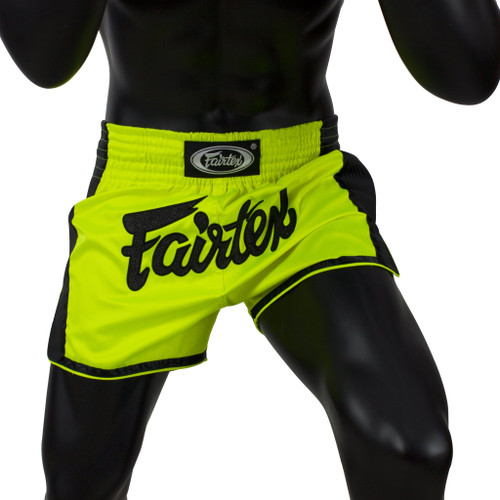 Fairtex BS1706 Green Slim Cut Muay Thai Boxing Short