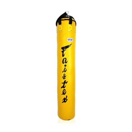 Fairtex HB6 6 Ft. Banana Bag Punching Bag for Muay Thai, Boxing, Kickboxing, MMA (Unfilled)- 14.17" W x 70.87" H