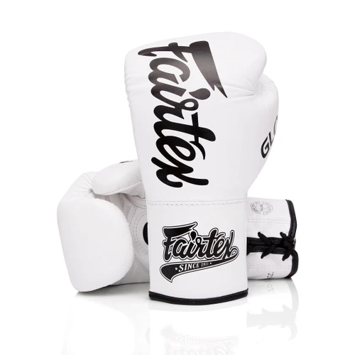 Fairtex Glory BGLG1 Laced White Kickboxing Glove