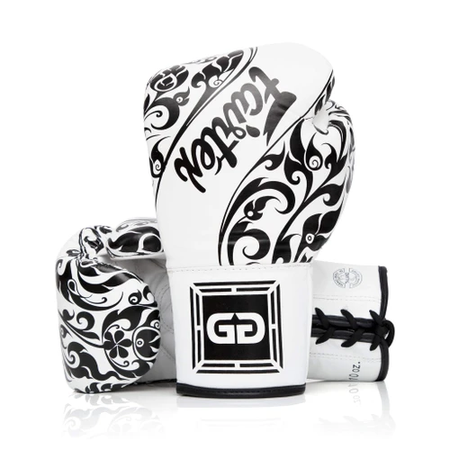 Fairtex Glory BGLG2 Laced White Kick Boxing Glove