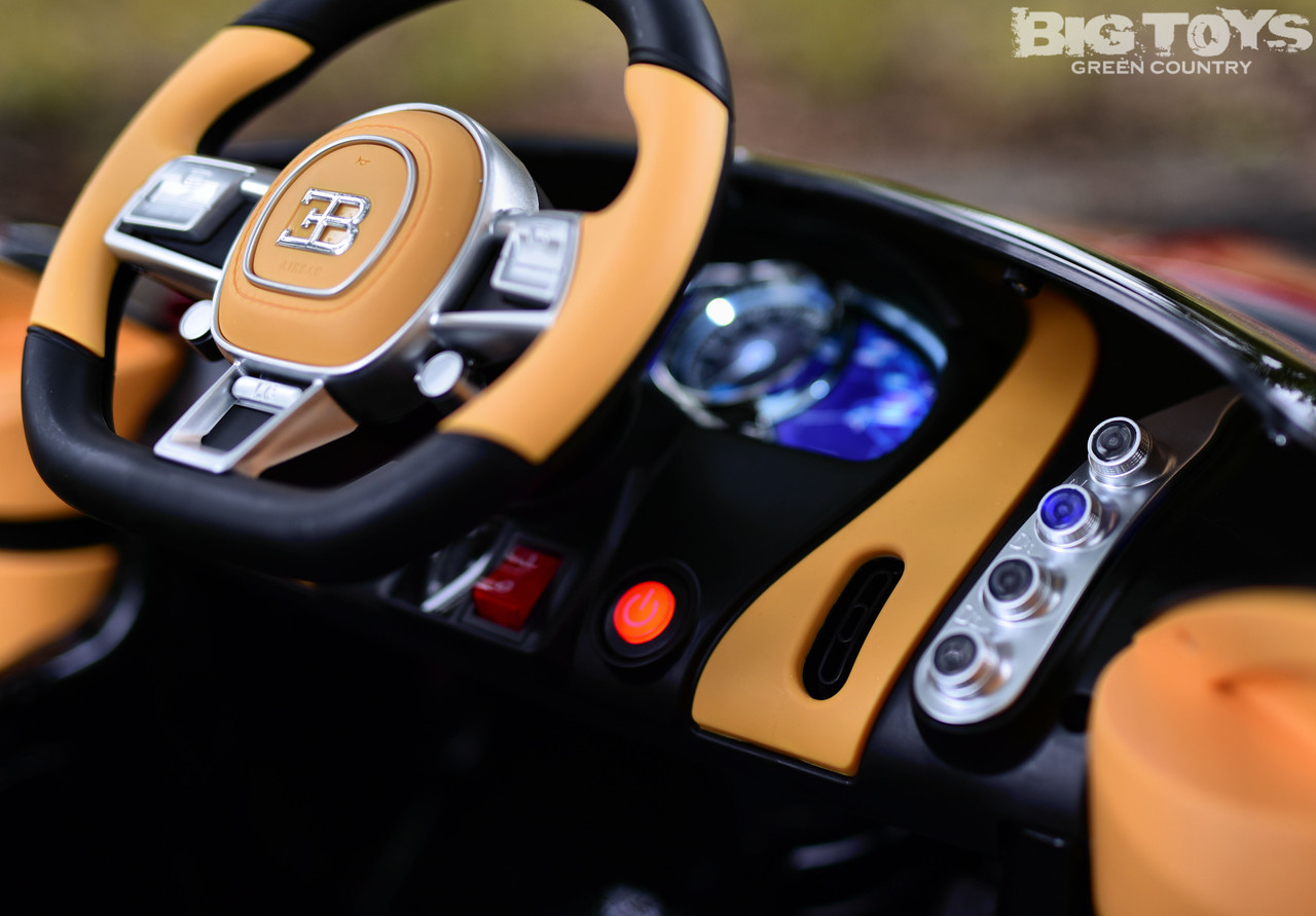 power wheel bugatti Battery powered kids car Red