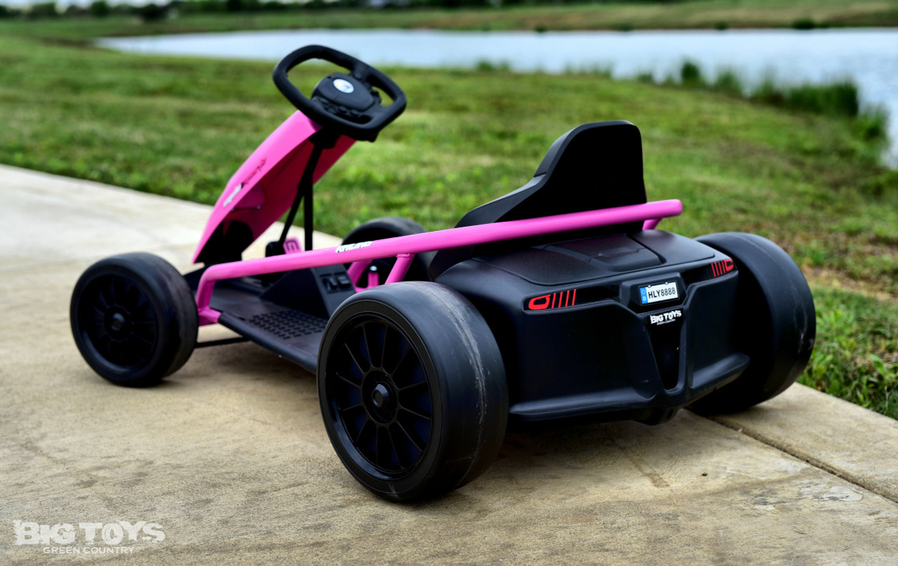 24v Mini Electric Drift Kart - Pink - Big Toys Green Country