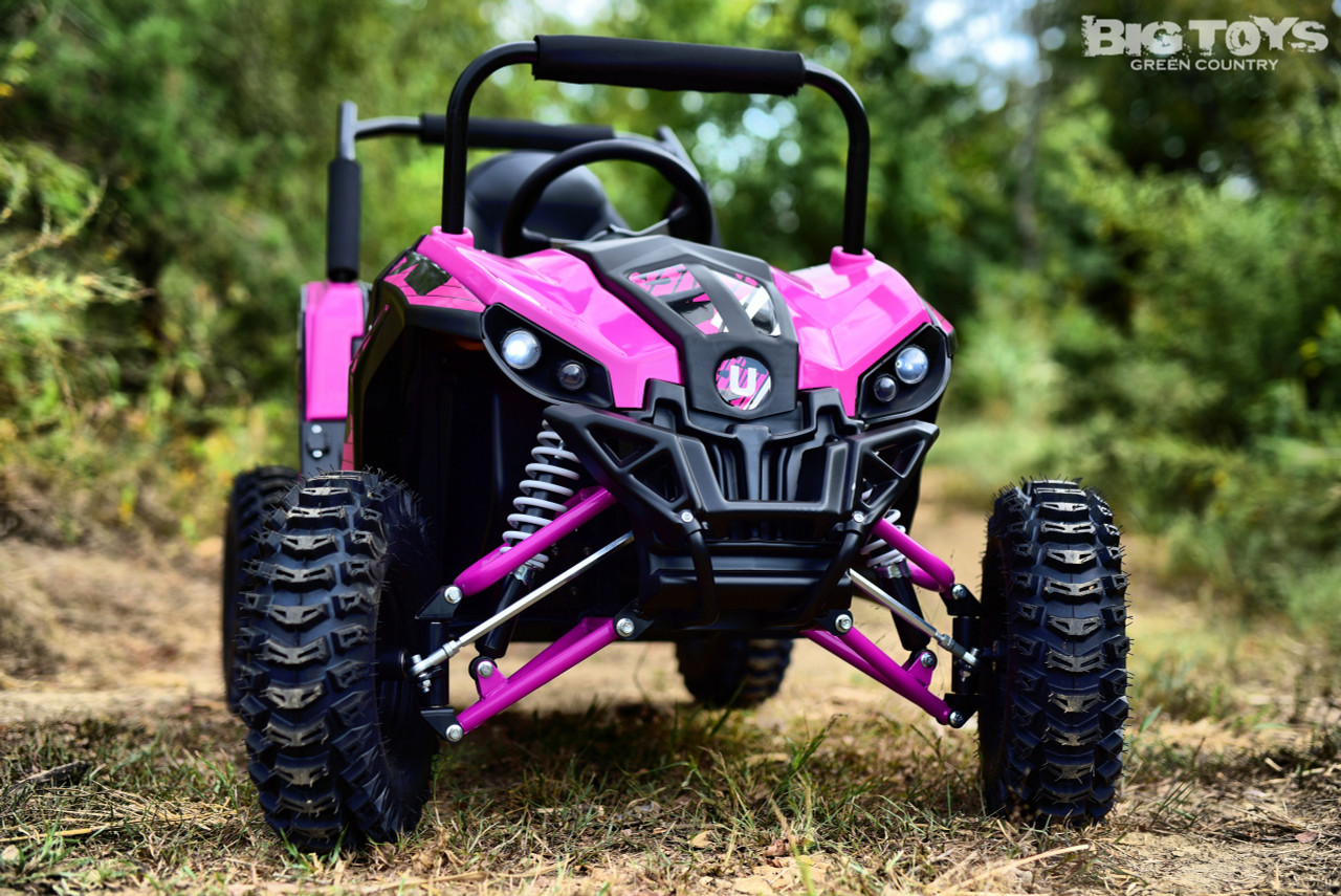 48v utv go-kart with large motor and rubber tires