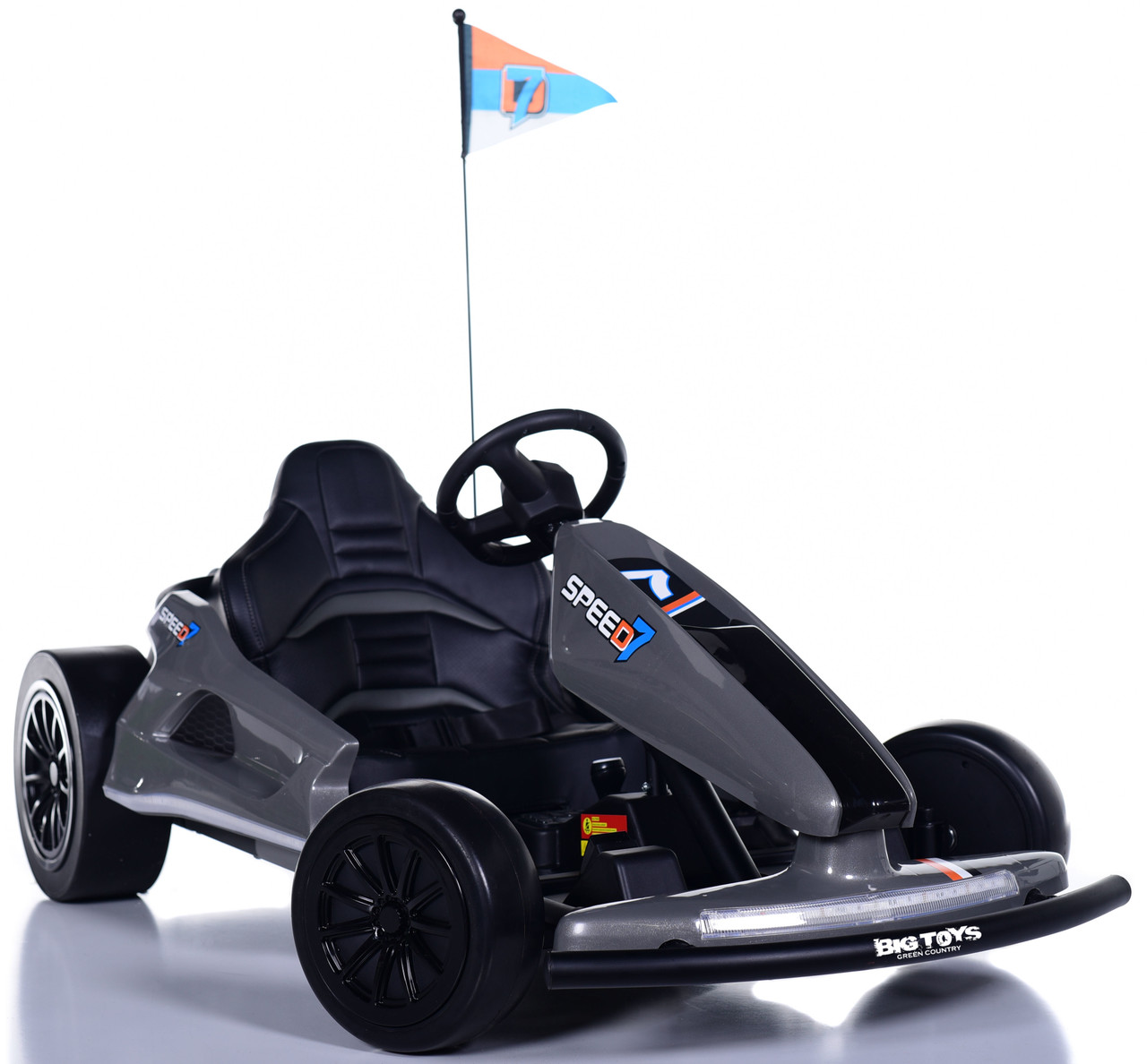 24v Bullet Electric Drift Kart w/ Upgraded Motors & Leather Seat