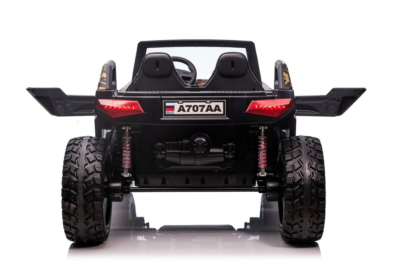 24v Challenger XL 2.0 4x4 Ride On Buggy w/ Leather Seat & Rubber