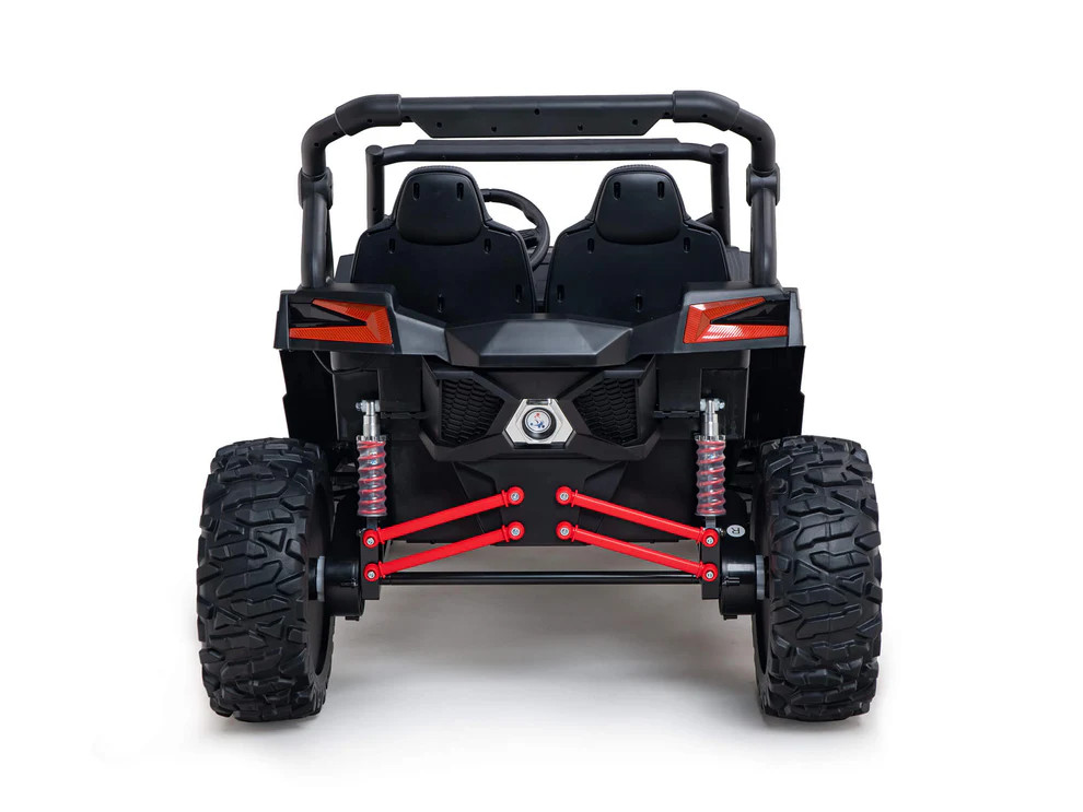 24V Gladiator Max 4WD All Terrain Ride-On Car- Black