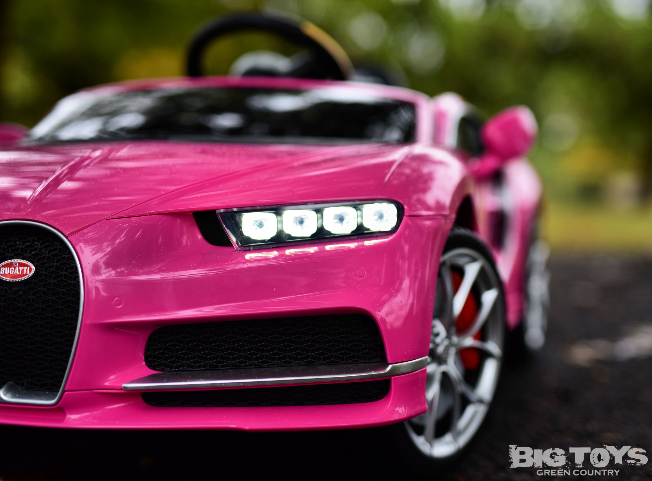 power wheel bugatti Battery powered kids car pink