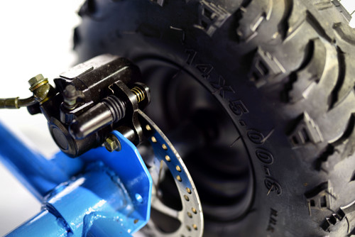 98cc 4-Stroke Gas Go-Kart w/ Upgraded Suspension - Blue