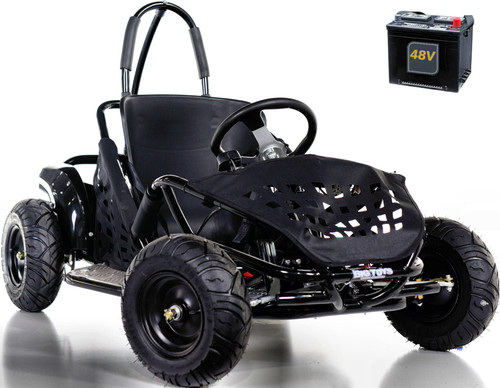 48v Baja Electric Go-Kart w/ Big Motor - Black