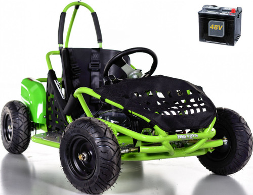 48v Baja Electric Go-Kart w/ Big Motor - Green