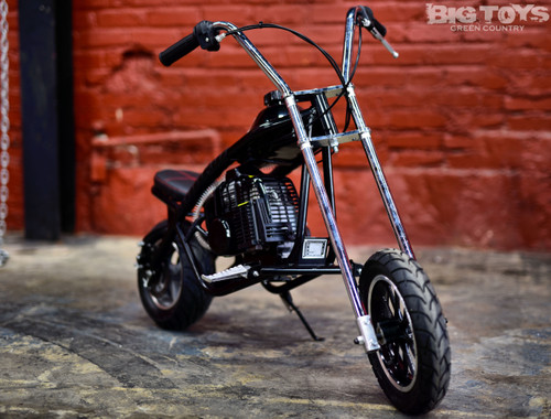 Fast Kids Mini Bike Chopper Motorcycle 49cc Gas - Black - Big Toys ...