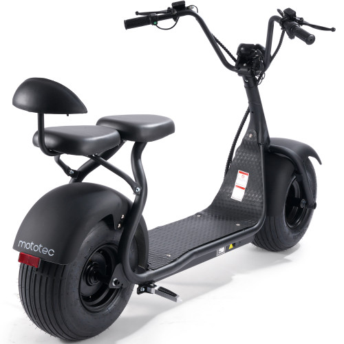 Fat Tire 60v 2000w Lithium Scooter - Black