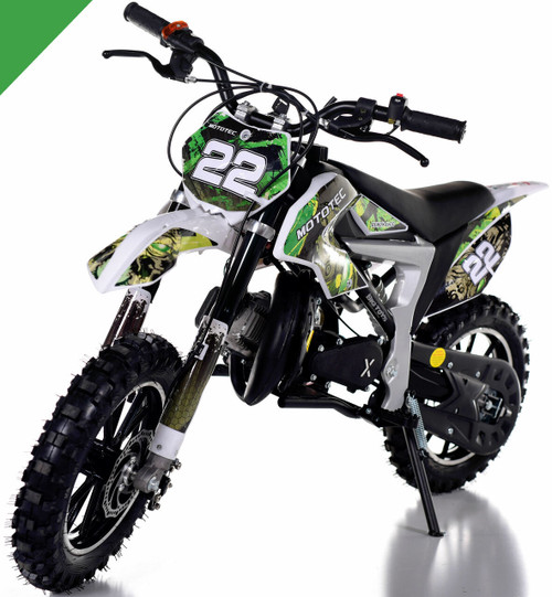 50cc Rogue Demon Kids Gas Dirt Bike - Green