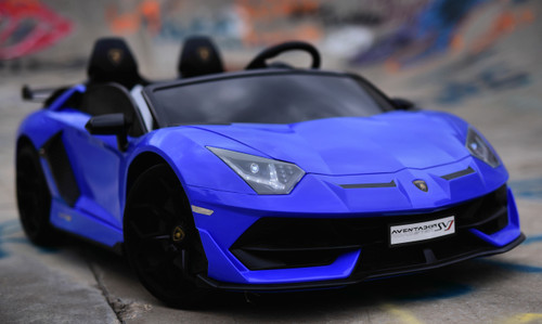 24v Drift Lamborghini Ride On Car w/ Parental Remote & Drift Tires - Blue
