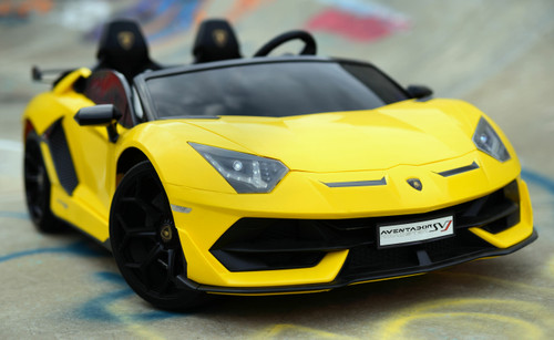 24v Drift Lamborghini Ride On Car w/ Parental Remote & Drift Tires - Yellow