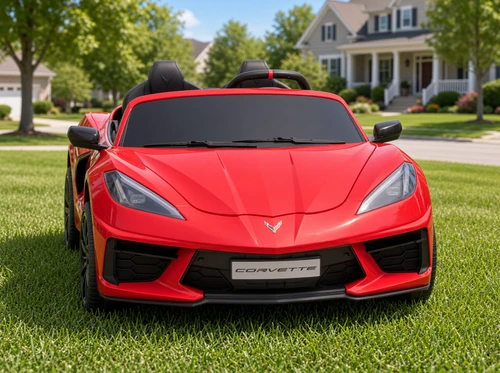 24V Chevrolet Corvette Stingray Ride On Car w/Remote - Red