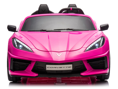 24V Chevrolet Corvette Stingray Ride On Car w/Remote - Pink