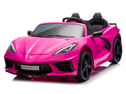 24V Chevrolet Corvette Stingray Ride On Car w/Remote - Pink
