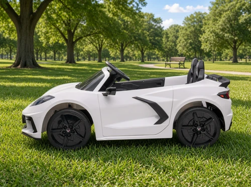 24V Chevrolet Corvette Stingray Ride On Car w/Remote - White