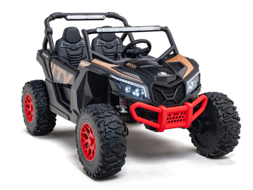 24V Gladiator Max 4WD All Terrain Ride-On Car- Black