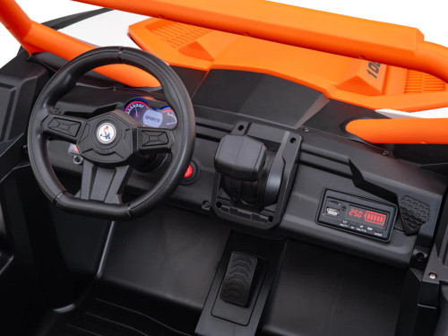 24V Gladiator Max 4WD All Terrain Ride-On Car- Orange