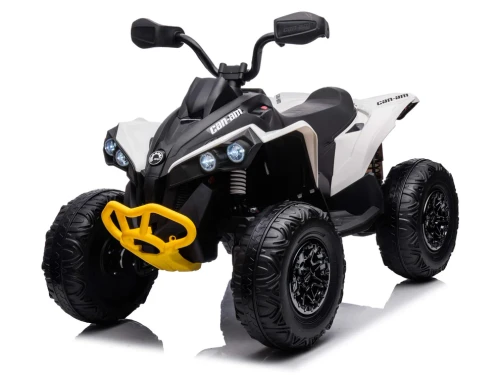 24V Can-Am Renegade 4WD Quad-White