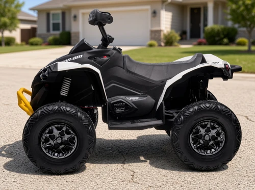 24V Can-Am Renegade 4WD Quad-White