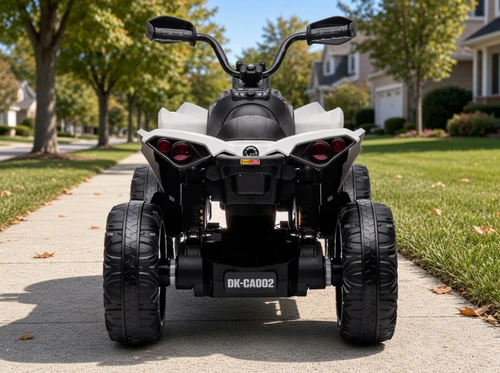 24V Can-Am Renegade 4WD Quad-White
