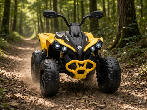 24V Can-Am Renegade 4WD Quad-Yellow