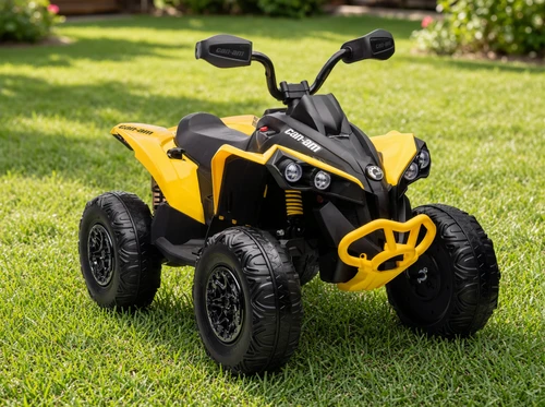 24V Can-Am Renegade 4WD Quad-Yellow