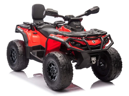 24V Can-Am Outlander 4WD ATV- Red