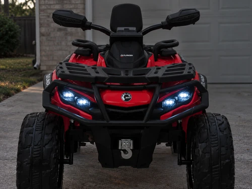 24V Can-Am Outlander 4WD ATV- Red